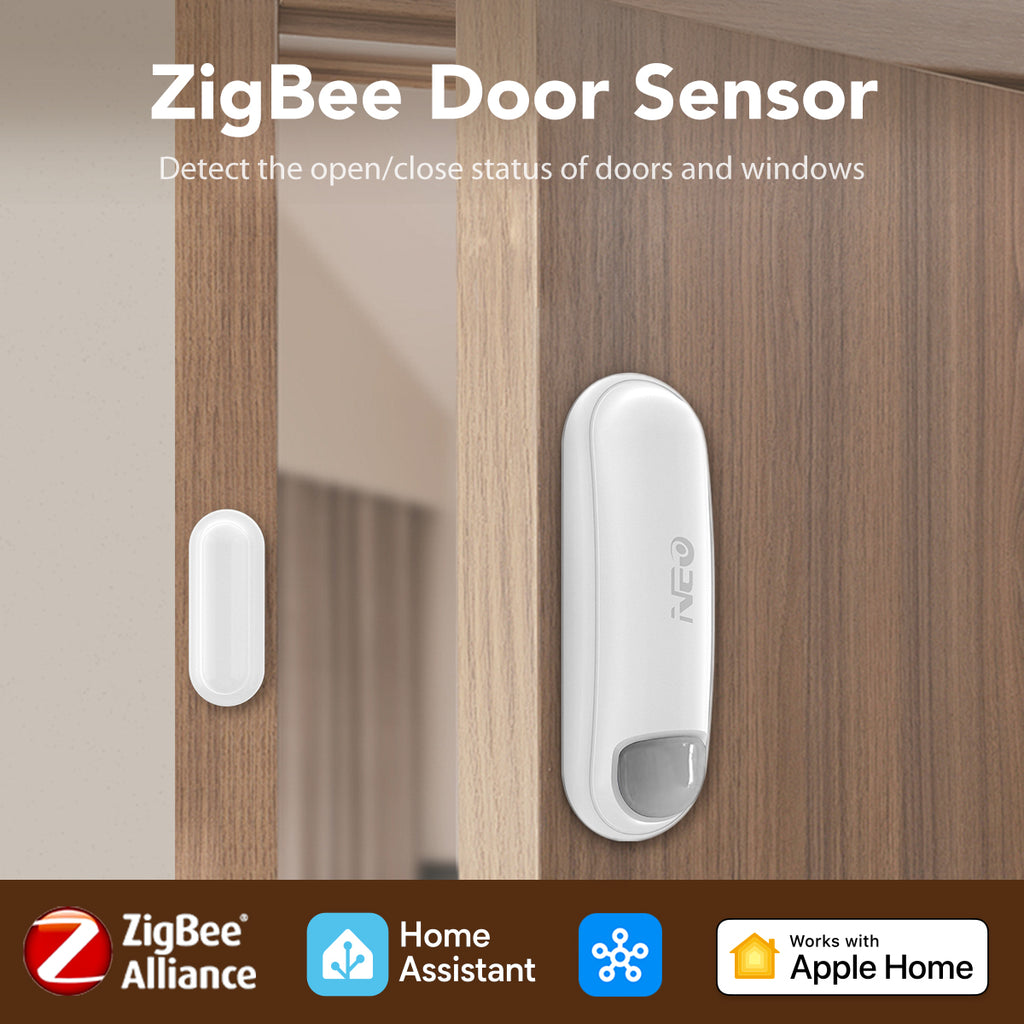 Zigbee 3.0 Door/Window Sensor Mini Sized Smart Home Automation Security, Magnetic, Work with Smartthings