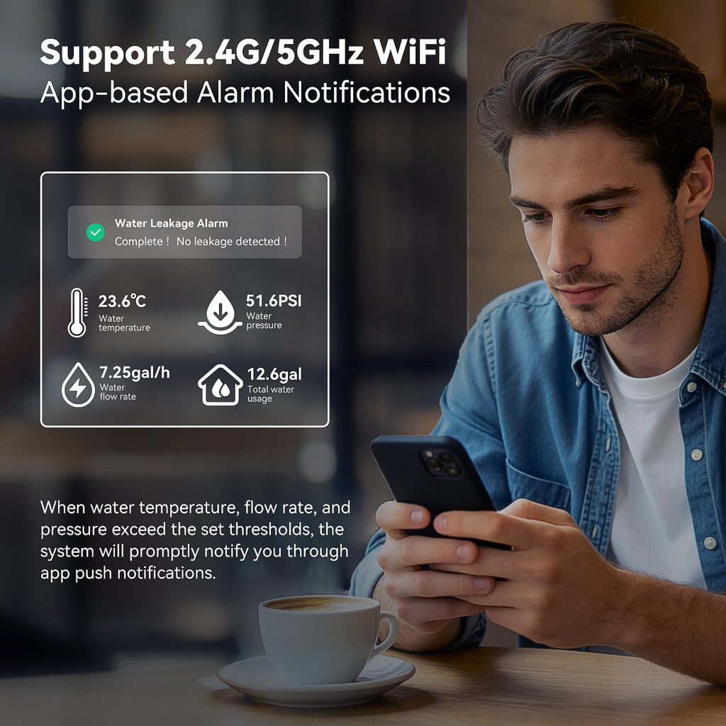 LifeInnov WiFi Smart Water Valve, DN20/DN25 – Tuya Smart Life App
