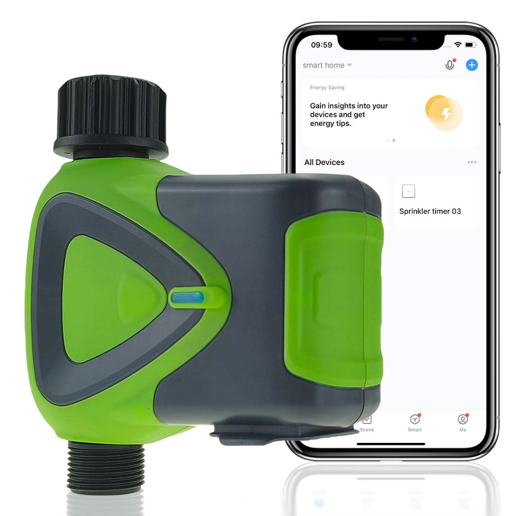 Lifeinnov Garden Hose Water Timer, 2.4GHz WiFi Smart Hose Sprinkler Timer with Tuya/Smart Life App, Smart Plant System for Automatic Watering for Outdoor Use