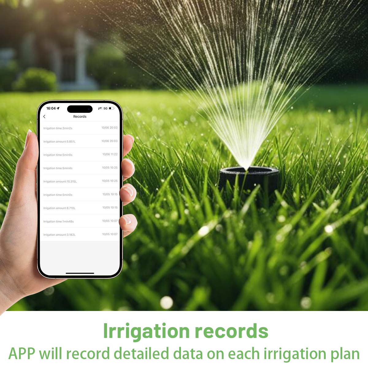 Lifeinnov Garden Hose Water Timer, 2.4GHz WiFi Smart Hose Sprinkler Timer with Tuya/Smart Life App, Smart Plant System for Automatic Watering for Outdoor Use