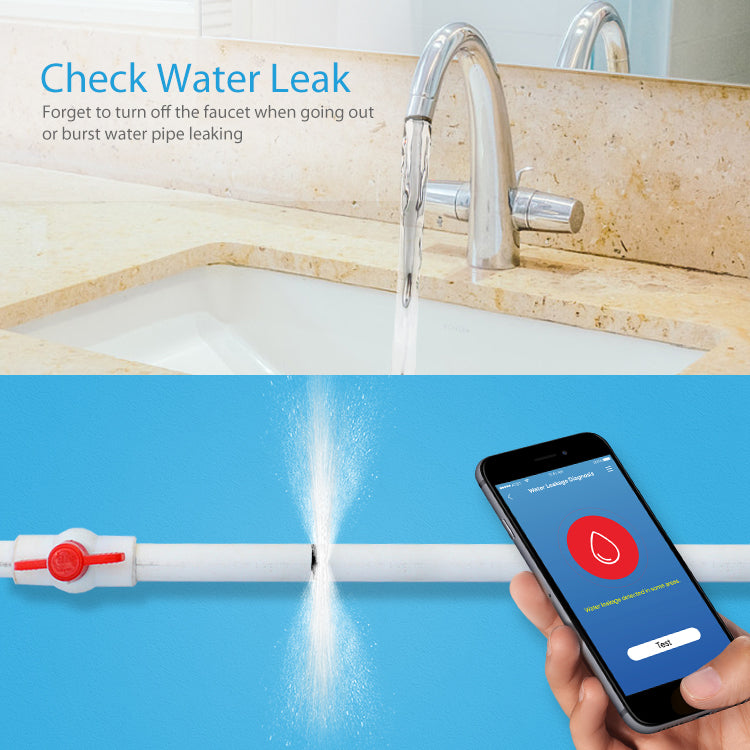 LifeInnov WiFi Smart Water Valve 3/4" DN20 NPT — Tuya/Smart Life, Pressure & Flow Monitor WV02